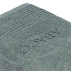 Foam - Combed Cotton Washcloth Lt - Bottle Green