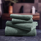 Pattern 19 - Tapis De Bain Coton - Vert Bouteille
