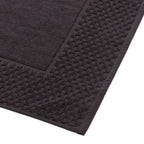 Pattern 18 - Tapis De Bain Coton - Gris Foncé