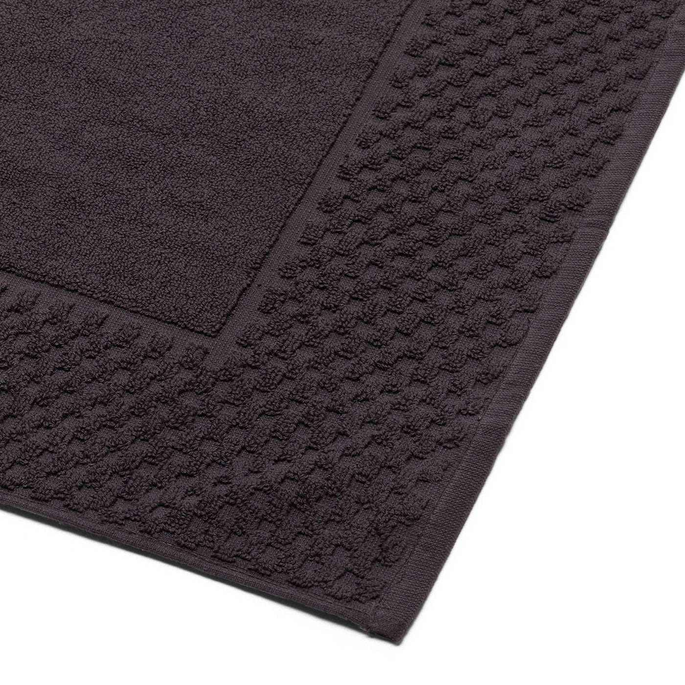 Pattern 18 - Tapis De Bain Coton - Gris Foncé