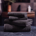 Pattern 19 - Tapis De Bain Coton - Gris Foncé