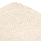 Ecume - Serviette D'Invité Coton Peigné Lt - Ivoire