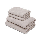 Ecume - Serviette + Drap De Bain Coton Peigné Lt - Sable