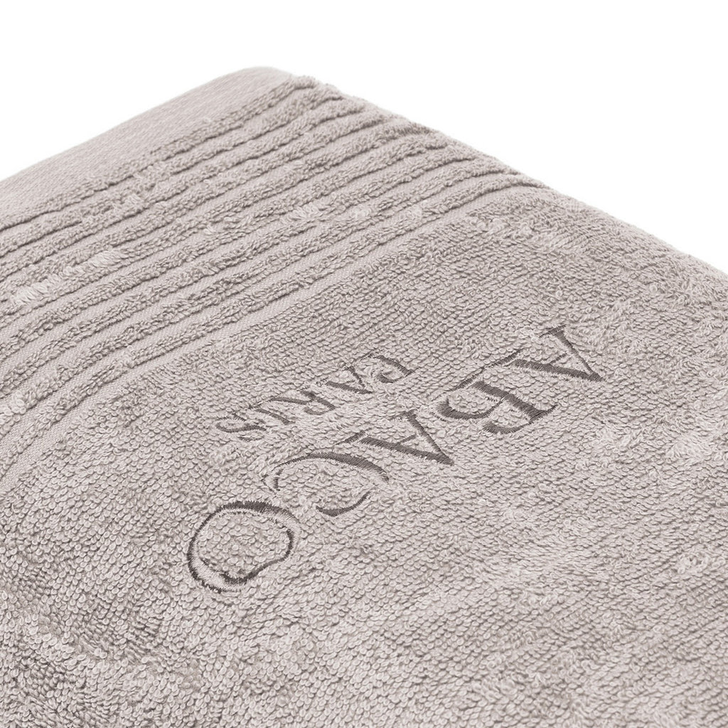 Ecume - Serviette + Drap De Bain Coton Peigné Lt - Sable