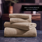 Pattern 18 - Tapis De Bain Coton - Taupe