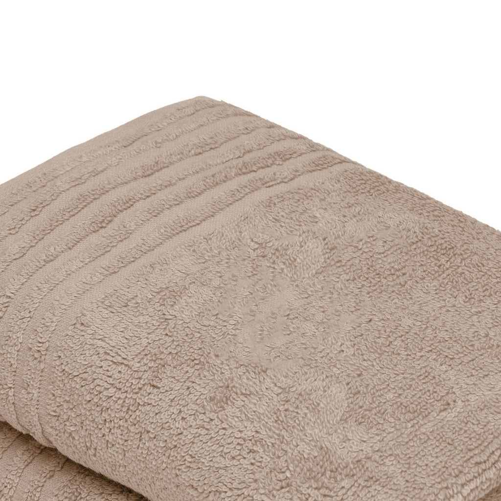 Ecume - Combed Cotton Bath Towel Lt - Taupe