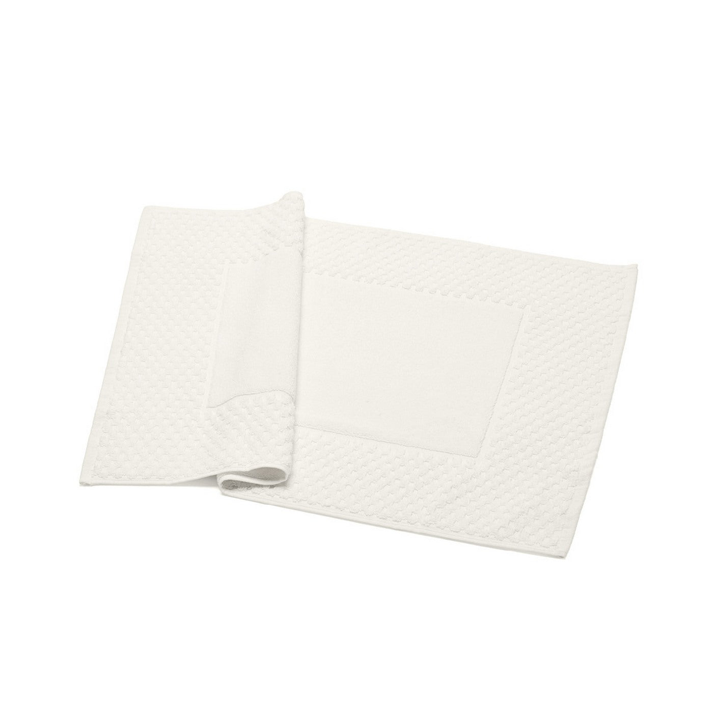 Pattern 18 - Cotton Bath Mat - White