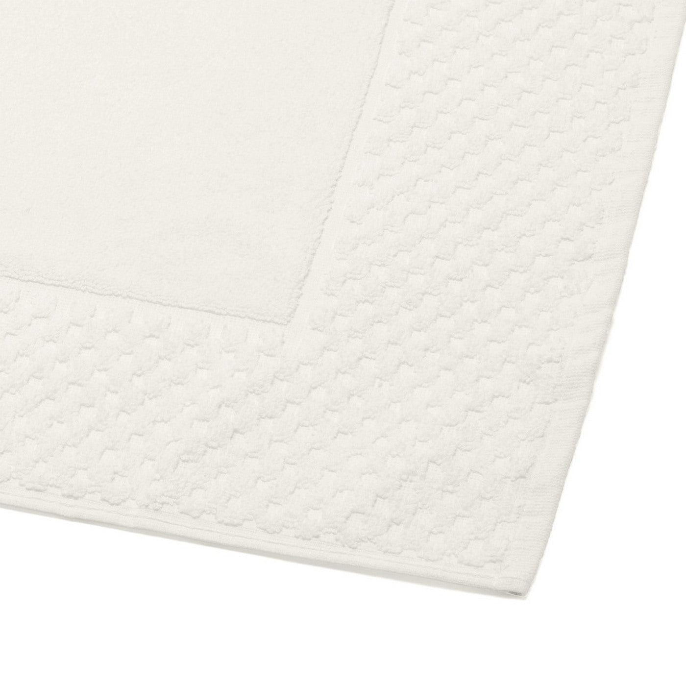Pattern 18 - Cotton Bath Mat - White