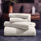 Pattern 18 - Cotton Bath Mat - White