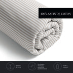 Wild - Drap-Housse - Satin De Coton - Taupe