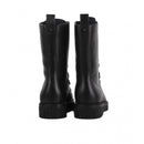Bottes - Valentino Garavani Combat Leather  - Black