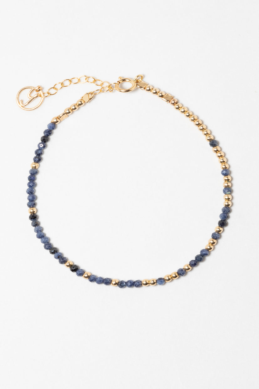 Pulsera Queen - Zafiro - Oro