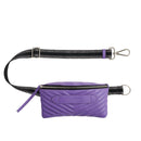 Coachella - Sac Ceinture Violet Matelassé Beltbag Marie Martens 