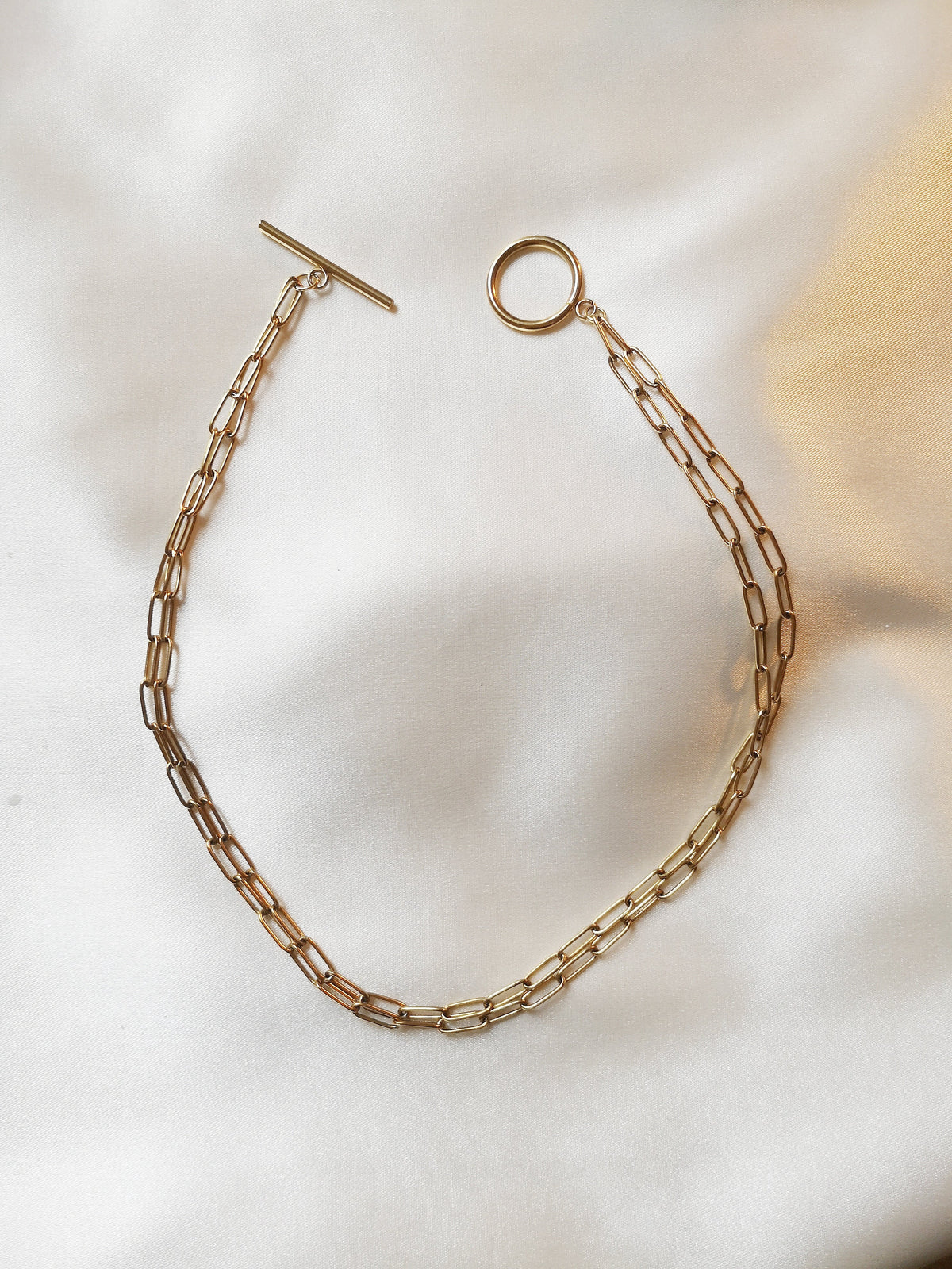 Collier Acier - Doré