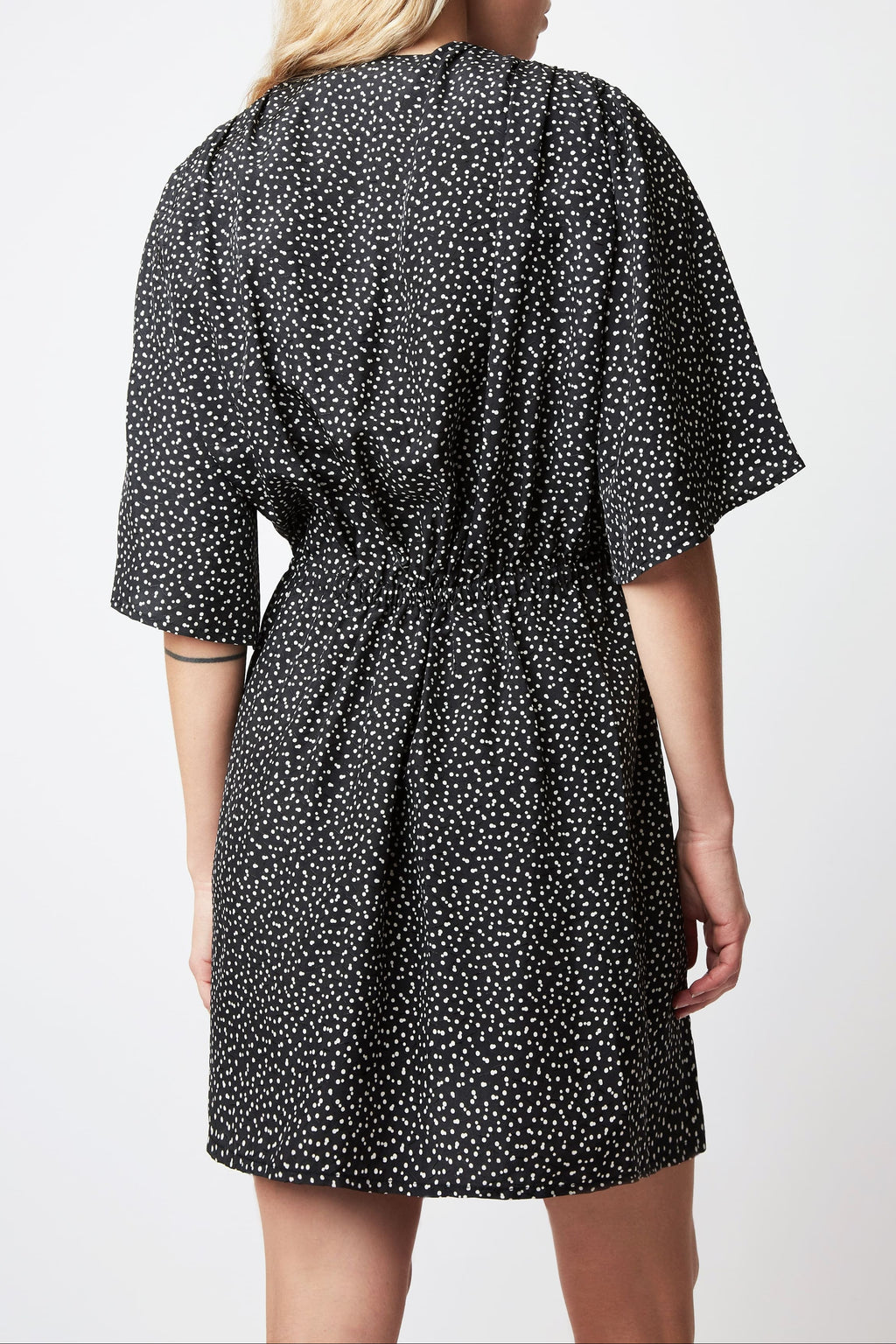 JOKER TIC TAC DRESS BLACK