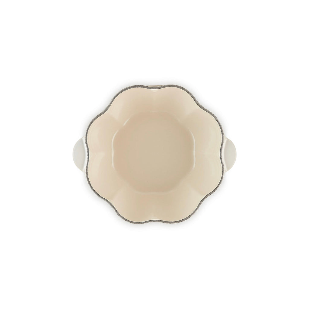 Cocotte Calabaza Tradition - Hierro Fundido Esmaltado 22 cm - Meringue - Botón Fenólico
