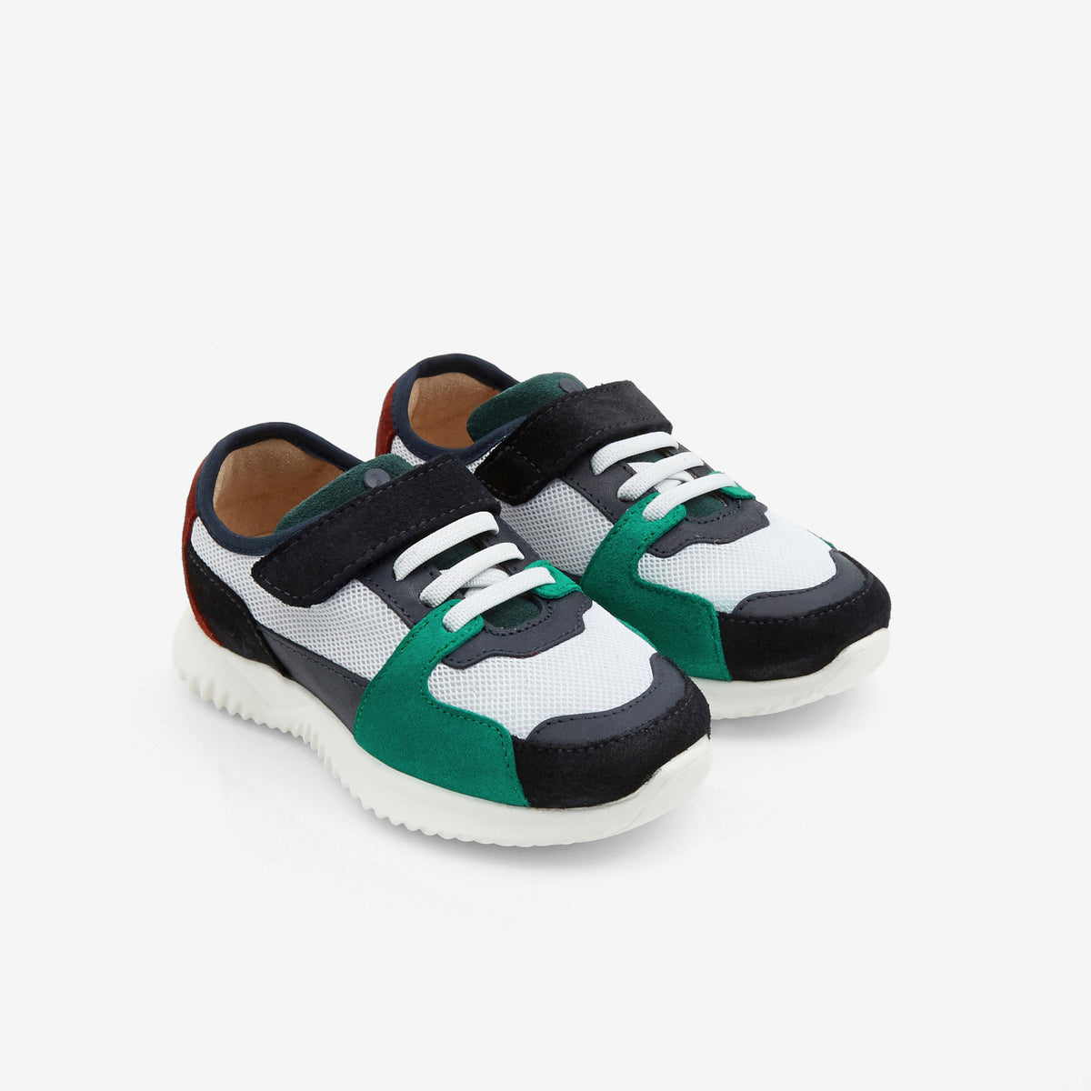 Tennis - Blanc/Vert - Garçon