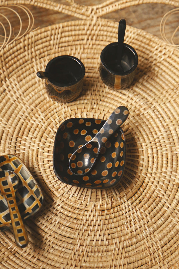 Niono - Kleine Schale Und Löffel - Horn