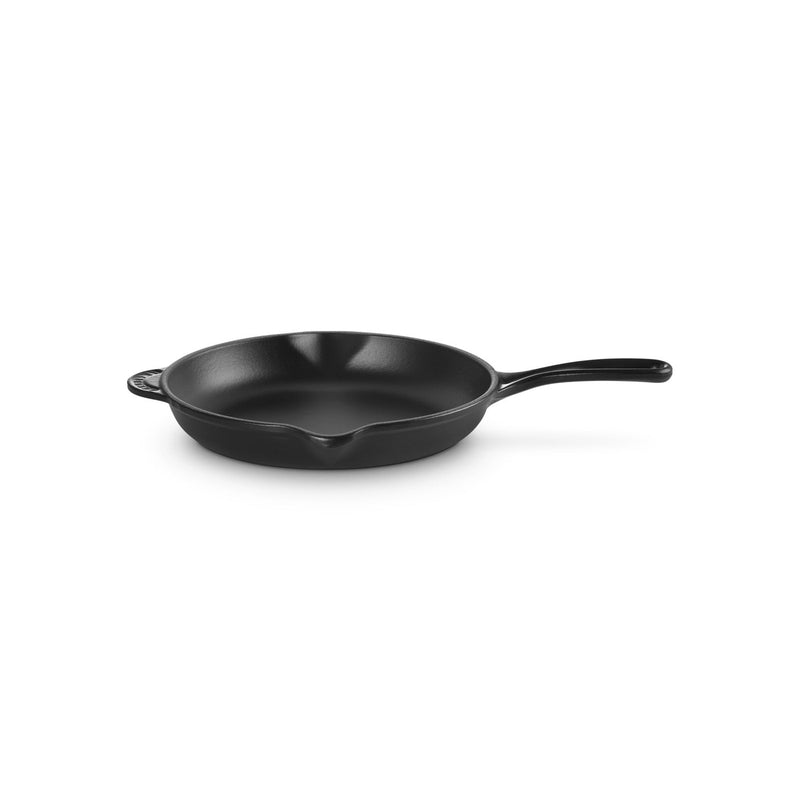 Skillet Rond Tradition - Fonte Émaillée - 23Cm - Noir Mat