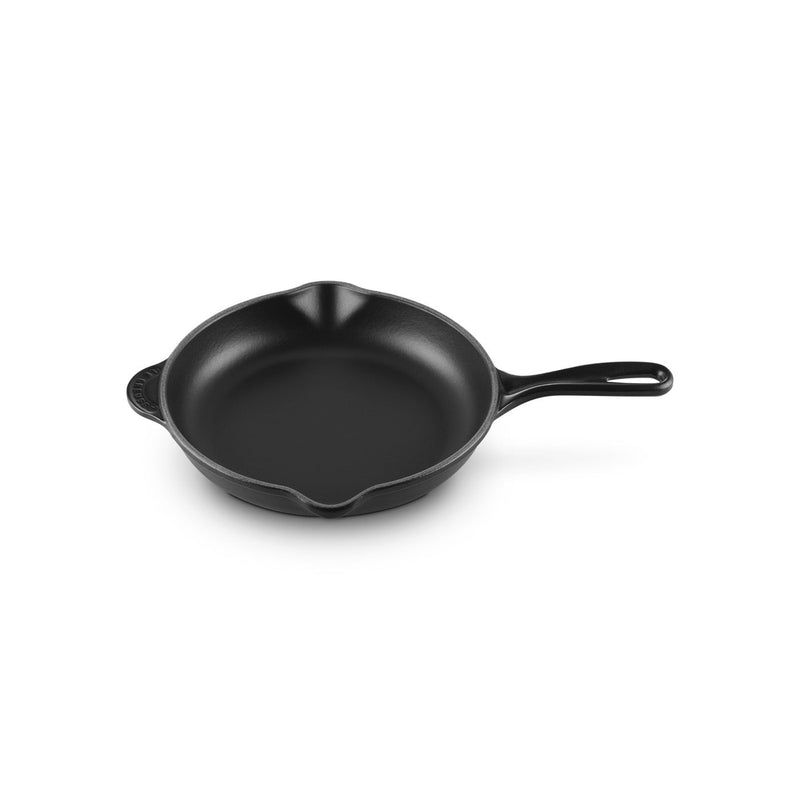 Skillet Rond Tradition - Fonte Émaillée - 23Cm - Noir Mat