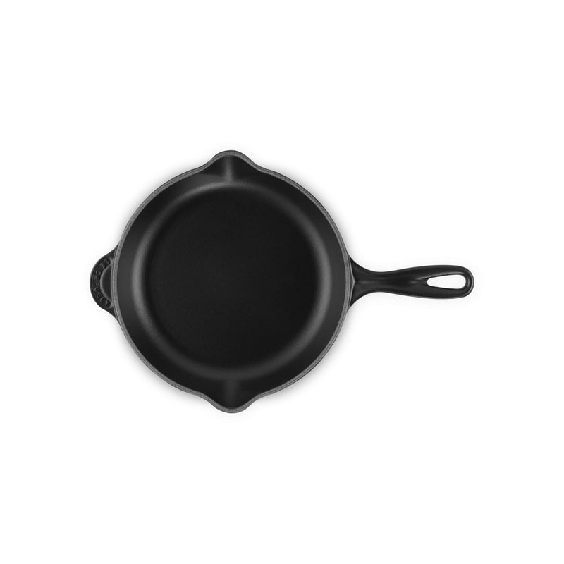 Skillet Rond Tradition - Fonte Émaillée - 23Cm - Noir Mat