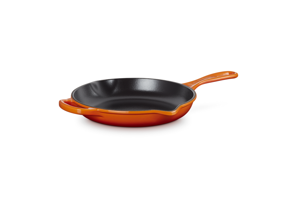 Skillet Redondo Signature - Hierro Fundido Esmaltado - 23 Cm - Volcánico
