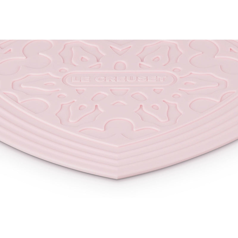 Dessous De Plat Cœur - Silicone - 20Cm - Chiffon Pink