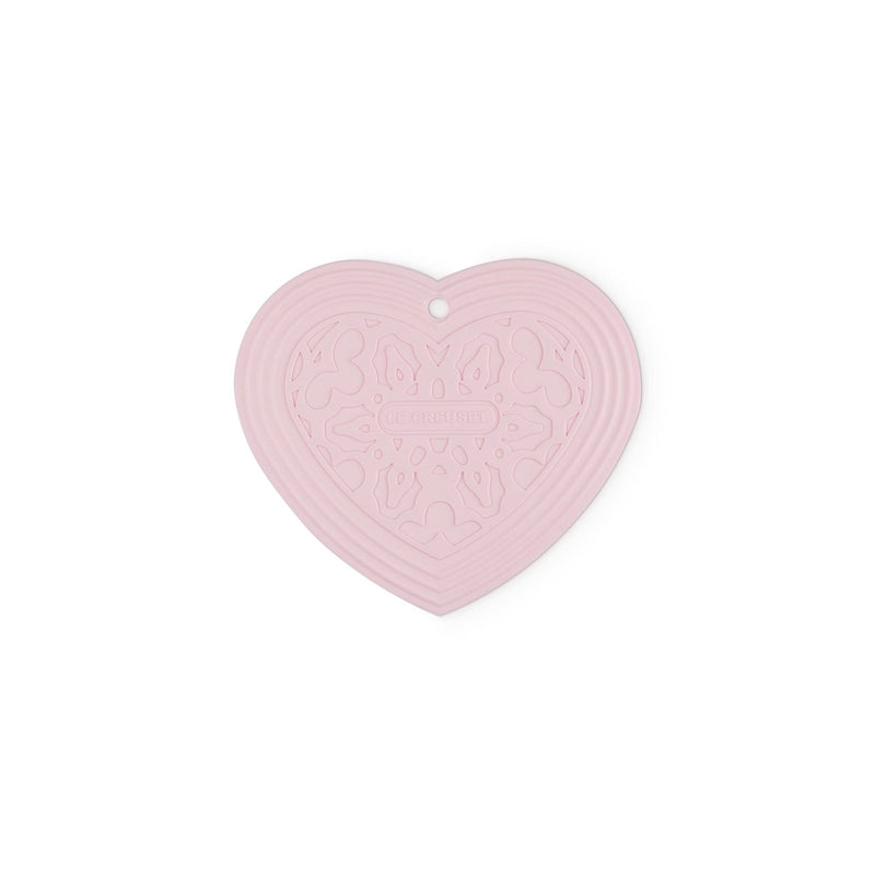 Dessous De Plat Cœur - Silicone - 20Cm - Chiffon Pink