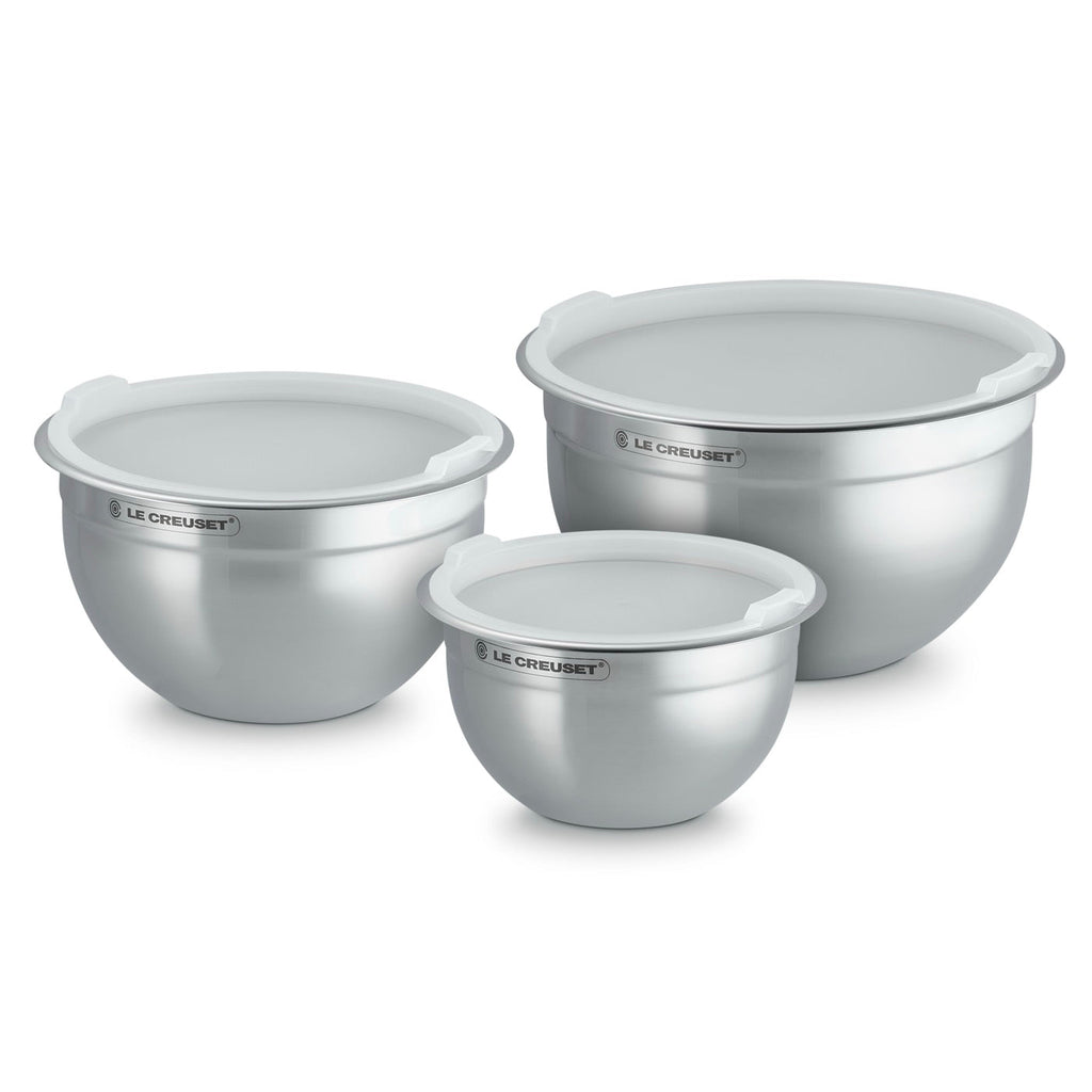 Set De 3 Bols Mélangeurs - Inox