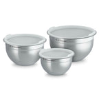 Set De 3 Bols Mélangeurs - Inox