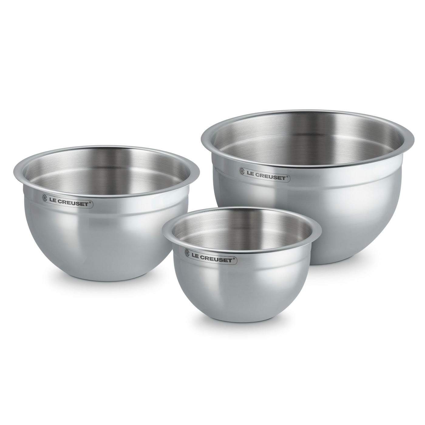 Set De 3 Bols Mélangeurs - Inox