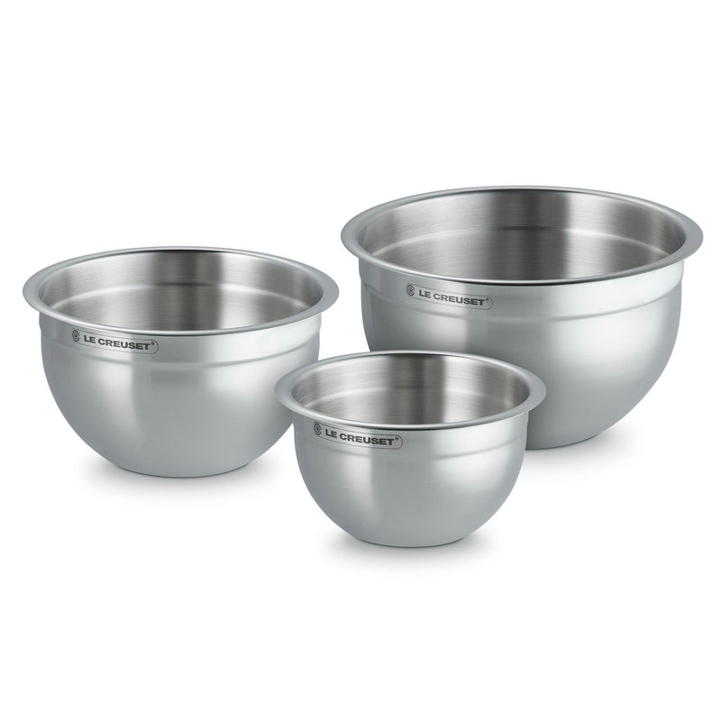 Set De 3 Bols Mélangeurs - Inox