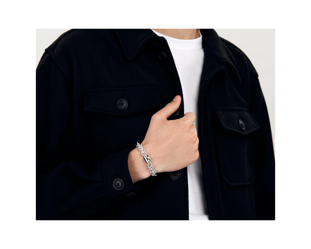 Pulsera entrelazada de 65 g