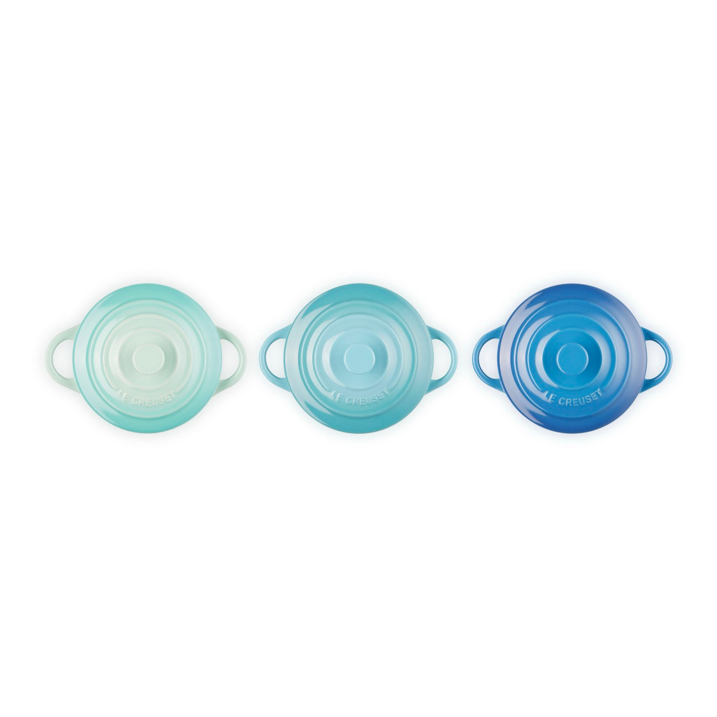 Set 3 Mini-Cocottes Cerámica - 250ml/10cm - Cerámica - Multicolor