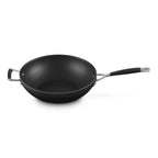 Poêle Wok Anti-Adhérente - Les Forgées - 30Cm - Poignée D'Assistance Silicone