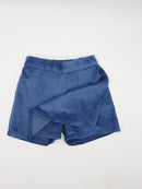 Jupe -Short Pleyel Velours Milleraies  Bleu - Bleu