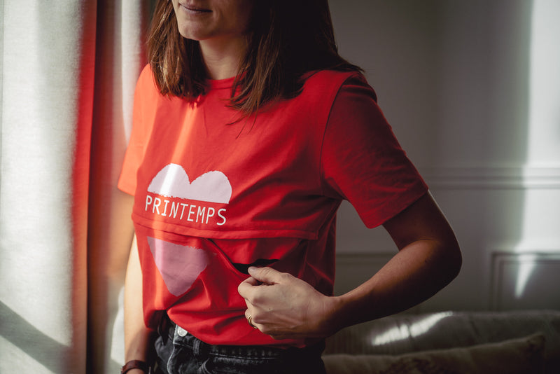 Printemps - Le Tee-Shirt D'Allaitement
