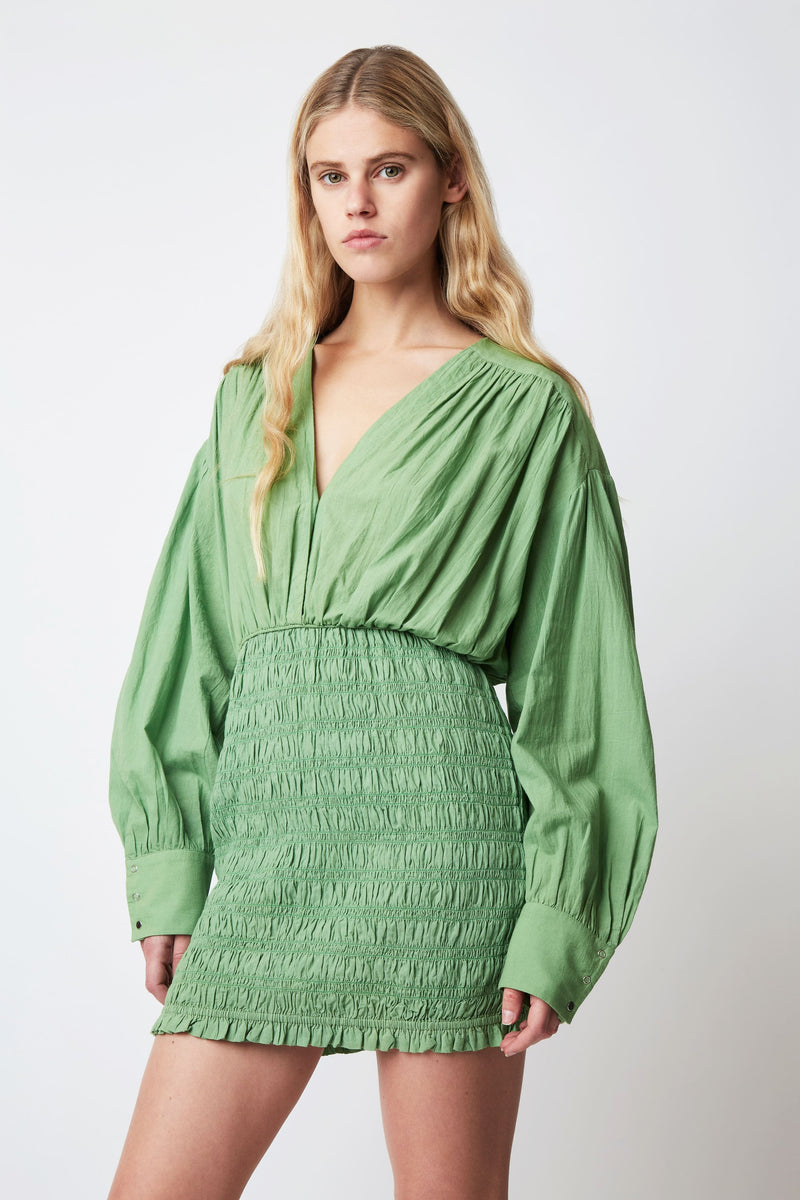 JAMIE EMILIANO PRAIRIE GREEN DRESS