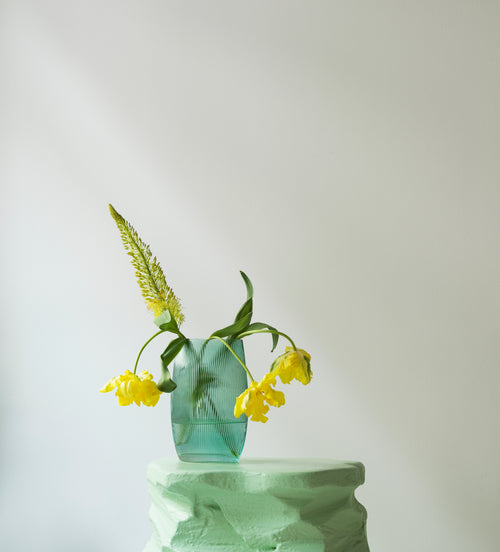 Vase Tide H28 Cm - Blue