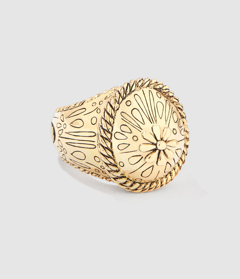 Aurelie Bidermann - Bague Blush October Doré, Capsule Octobre Rose - Femme