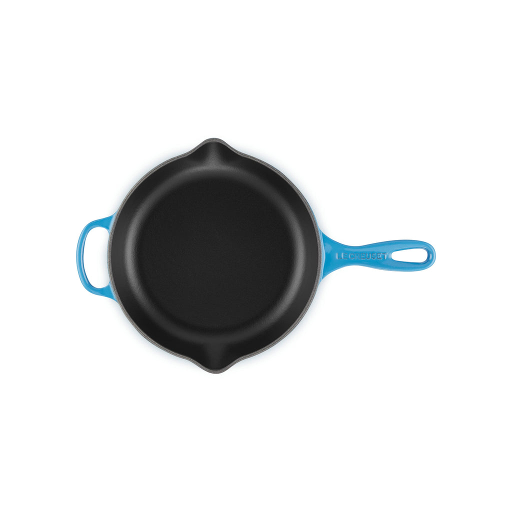 Signature Round Skillet - Enamelled Cast Iron - 23cm - Azur - Enamelled Cast Iron