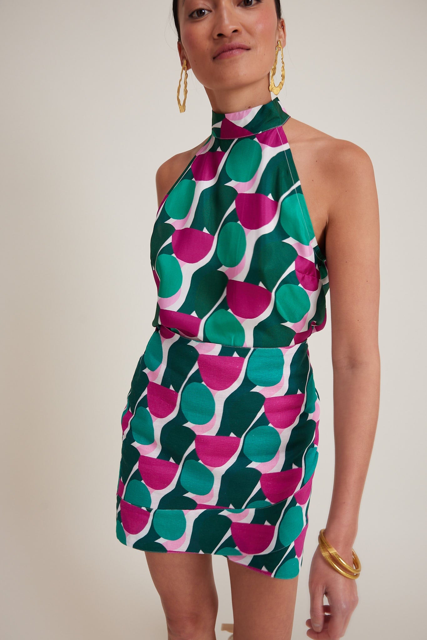 Margaux Italia Green Skirt
