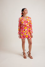 Vestido Romano Sol Rojo