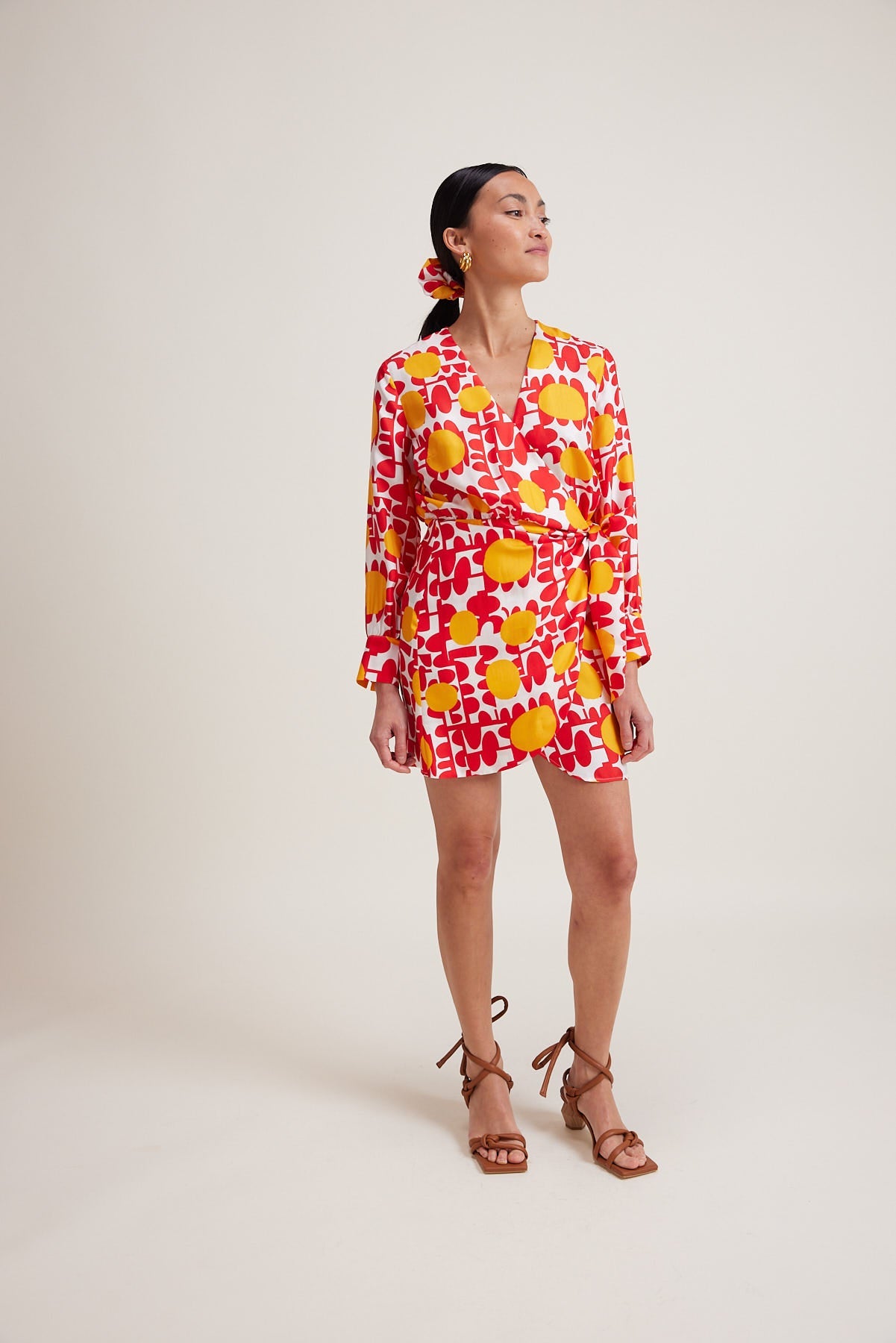 Vestido Romano Sol Rojo