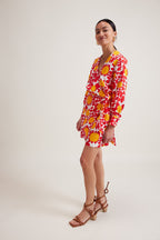 Vestido Romano Sol Rojo