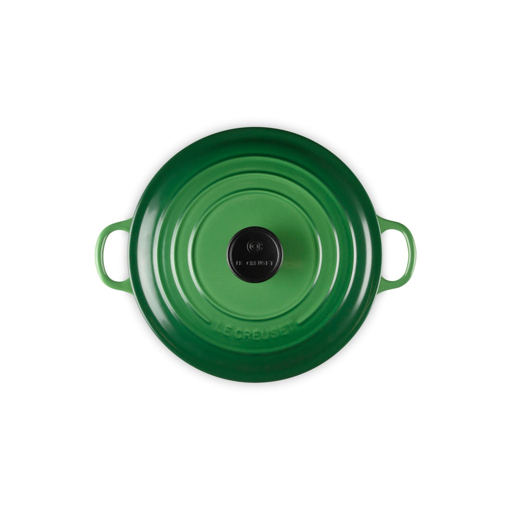 Tradition Round Casserole Dish - Enamelled Cast Iron - 24cm - Bamboo - Phenolic Knob