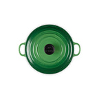 Tradition Round Casserole Dish - Enamelled Cast Iron - 24cm - Bamboo - Phenolic Knob