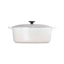 Cazuela Tradición Ovalada - Hierro Fundido Esmaltado - 31Cm - Merengue - Botón Fenólico