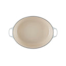 Cazuela Tradición Ovalada - Hierro Fundido Esmaltado - 31Cm - Merengue - Botón Fenólico