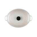 Cazuela Tradición Ovalada - Hierro Fundido Esmaltado - 31Cm - Merengue - Botón Fenólico